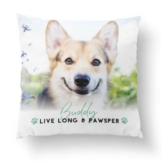Live Long & Pawsper Pillow